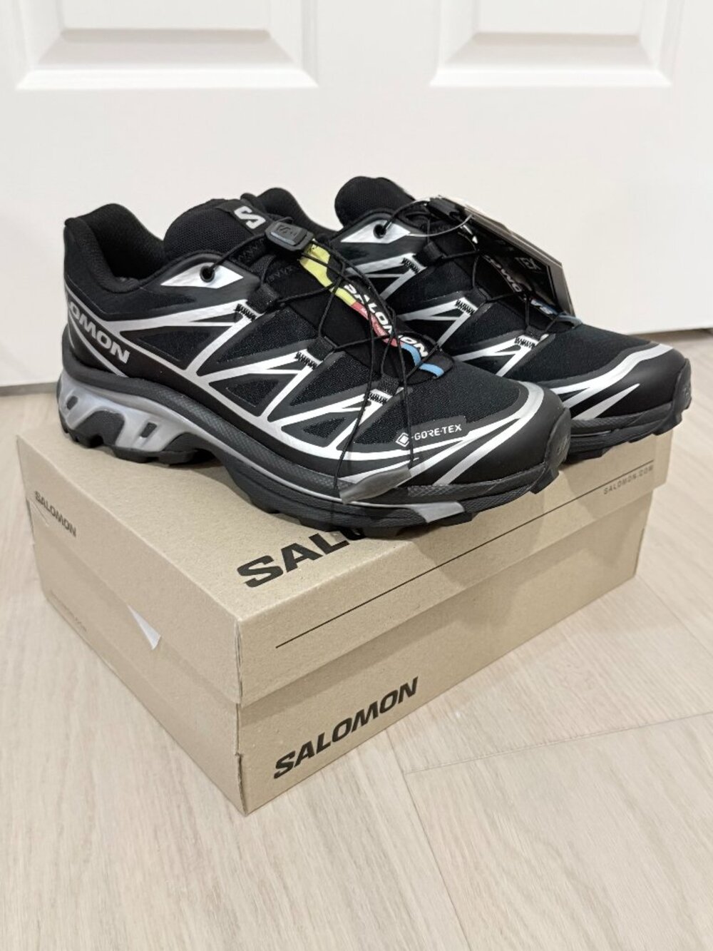 Salomon XT-6 goretex W's 7 BNWT black/silver